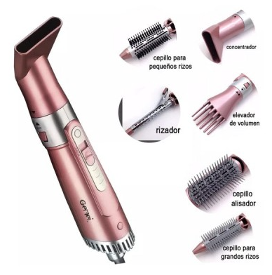 Uscator de Par 7 in 1 Gemei Profesional GM-4831, 2200W, Roz [2]
