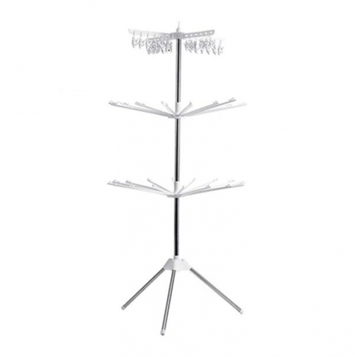Uscator de Rufe Vertical pliabil cu 16 brate, 170cm pentru interior si exterior [2]