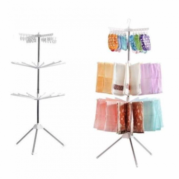 Uscator de Rufe Vertical pliabil cu 16 brate, 170cm pentru interior si exterior [3]