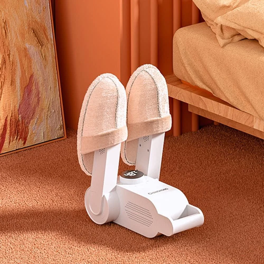 Uscator electric pentru incaltaminte cu functie de dezinfectare UV, suport reglabil si temporizator, design pliabil [12]