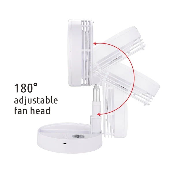 Ventilator portabil și telescopic cu acumulator si incarcare USB [8]