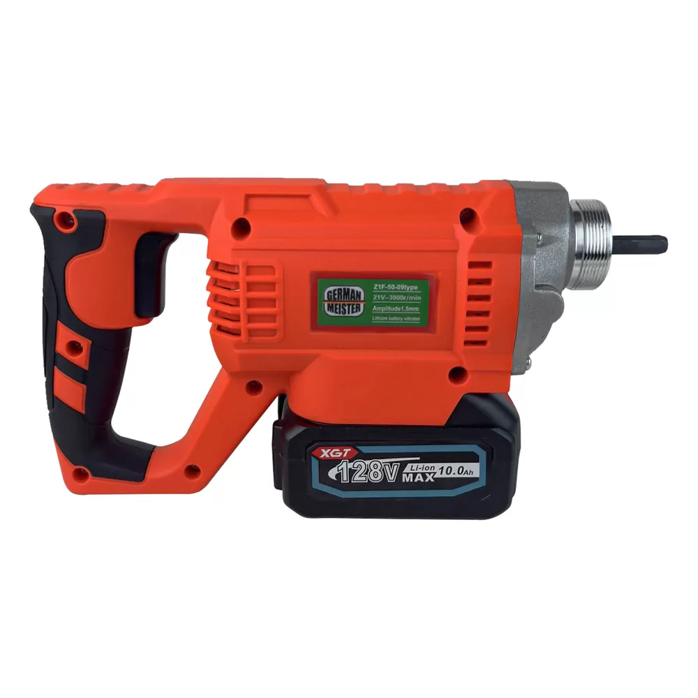 Vibrator pentru Beton German Meister, cu 2 Acumulatori 128V 10Ah, Cu/Fara Lance 35mm*1.5M [2]