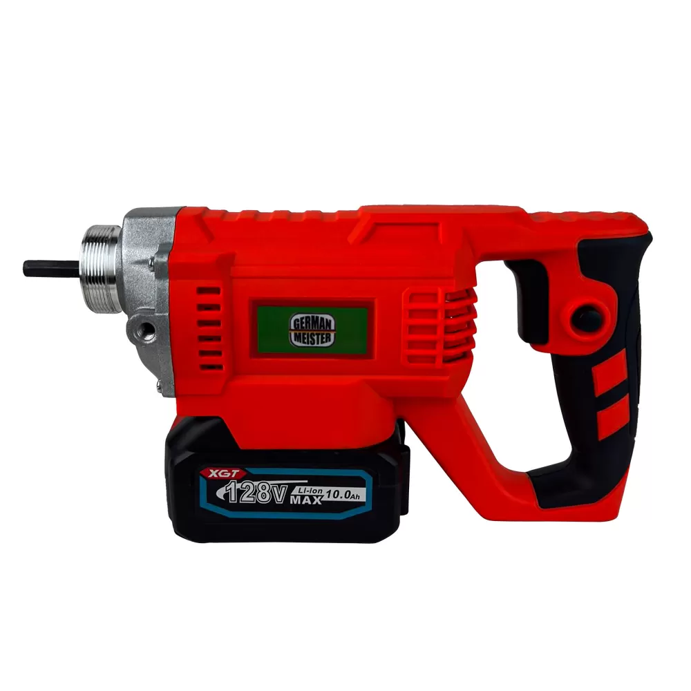 Vibrator pentru Beton German Meister, cu 2 Acumulatori 128V 10Ah, Cu/Fara Lance 35mm*1.5M [3]