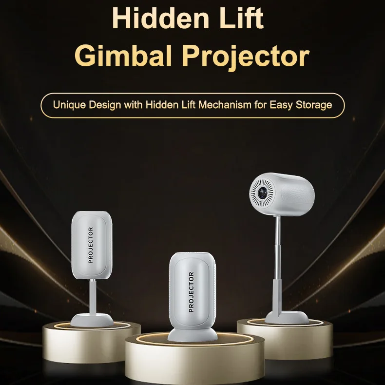 Videoproiector 4K inteligent, 12000 lumeni, suport extensibil, 240 ANSI, WiFi, Bluetooth, 4M proiectie [11]