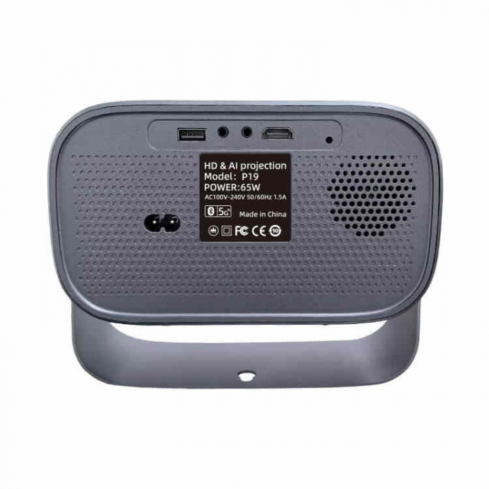 Videoproiector LED LCD Portabil 1280x720P, 150 ANSI lumeni, Contrast 2000:1, WiFi, Bluetooth, HDMI, AV, USB [14]