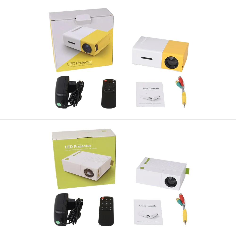 Videoproiector LED Mini Portabil YG300 400-600 lm 1080P Full HD [9]