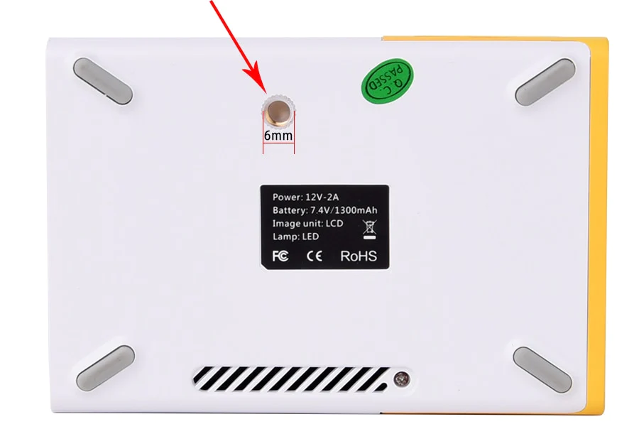 Videoproiector LED Mini Portabil YG300 400-600 lm 1080P Full HD [7]
