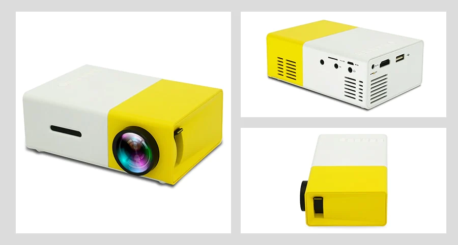 Videoproiector LED Mini Portabil YG300 400-600 lm 1080P Full HD [8]