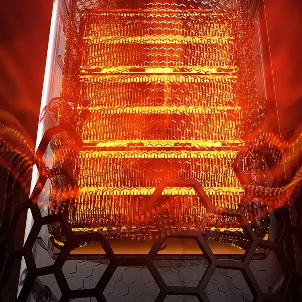 Aeroterma Electrica Portabila, 2 Trepte de Putere 800W/1200W, pentru Interior, 33 x 12.5 cm [8]