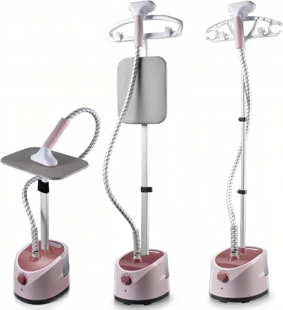 TOATE PRODUSELE - Aparat de calcat cu abur vertical 2 in 1, cu masa de calcat, 2000W, rezervor apa 1.7 l, reglabil pe înaltime