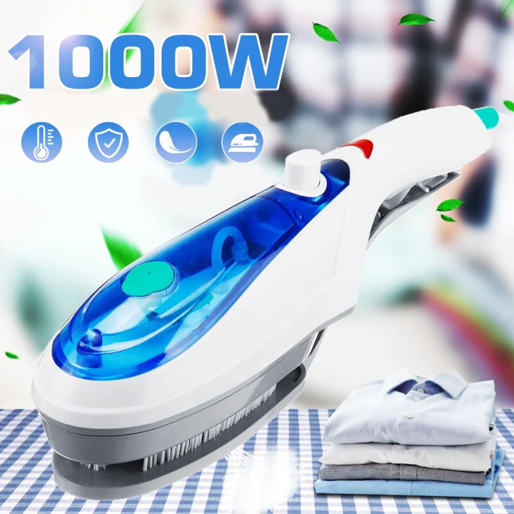 Aparat de Calcat Vertical cu Abur si Perie Curatare, Multifunctional, Tobi Travel Steamer, 1000W [1]