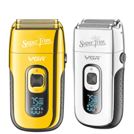 Aparat de ras Shaver Profesional VGR Super Trim V-332, Auriu, Autonomie 150 min. [4]