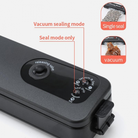 Aparat de Sigilat si Vidat Vacuum Sealer S, 10 pungi incluse [3]
