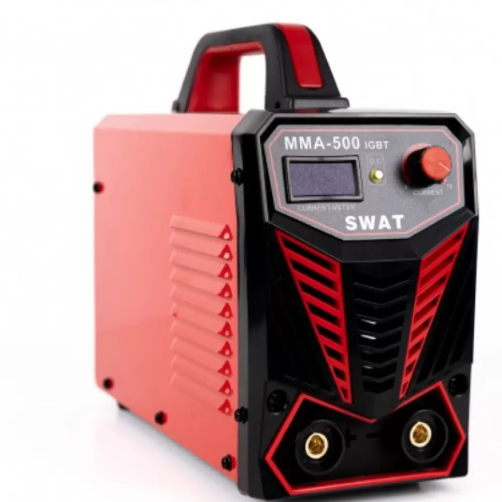 TOATE PRODUSELE - Aparat de sudura invertor SWAT MMA500, afisaj electronic, accesorii, rosu