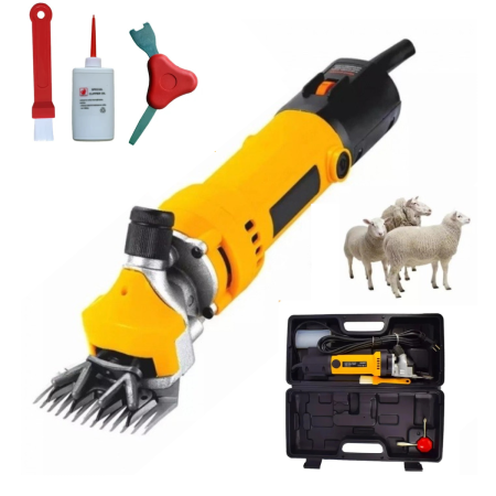 ANIMALE DE COMPANIE - Aparat electric profesional pentru tuns oile, 2000 W, 6 trepte de viteza, 2400 r/min