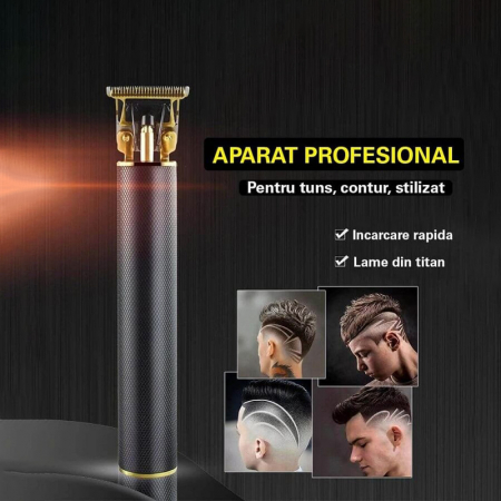 Aparat de tuns si ras profesional, reincarcabil, fara fir, 4 marimi [1]