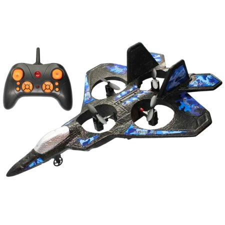 Avion cu telecomanda, Acrobatii 360°, Giroscop, Rezistent la impact, Lumini LED, Thunder Jet X [11]