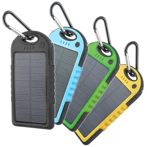 Baterie Externa cu Incarcare Solara 5000 mAh, 2 x USB [3]