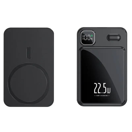 ELECTRONICE & GADGET - Baterie Externa MagSafe 20000mAh, Power Bank Wireless 15W, Fast Charge 22.5W, Afișaj Digital, USB & Type-C