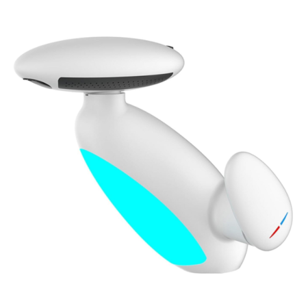 Baterie Lavoar Cu Lumini LED, Cap Extensibil 60 Cm, 4 Moduri De Jet Apa, Alb/Crom [4]