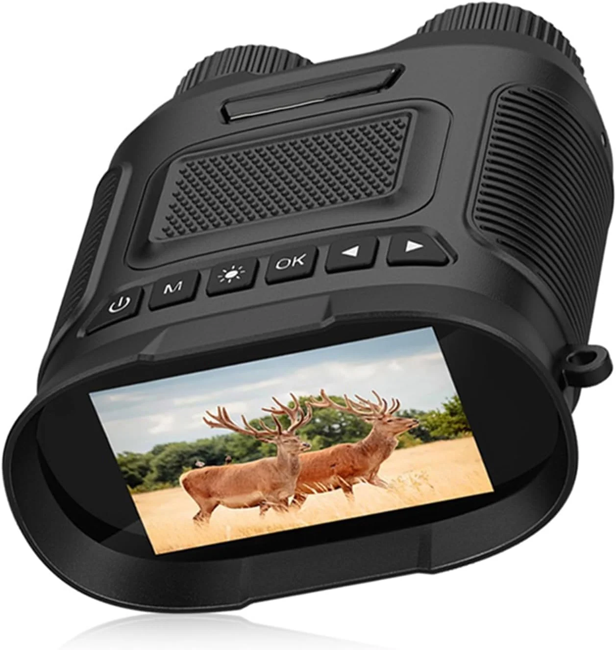 TOATE PRODUSELE - Binoclu profesional cu vedere nocturna in infrarosu Q-NV02, 2.5K UHD, zoom 8x, portabil, afisaj IPS, negru