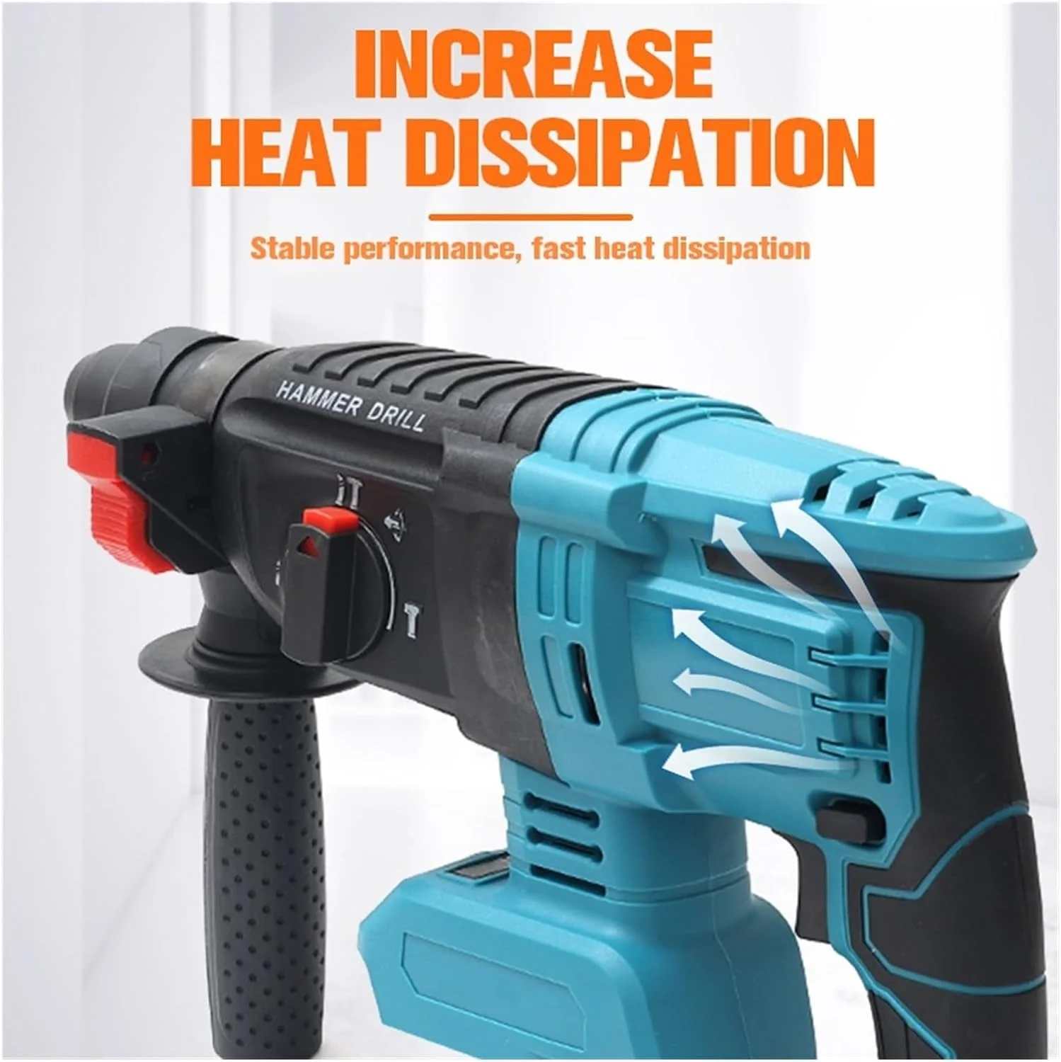 Ciocan Rotopercutor brushless, cu 2 acumulatori 48V, 1850W, 2580 rpm [6]