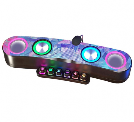 Boxa Bluetooth gaming cu LED RGB, Andowl Q-YX800