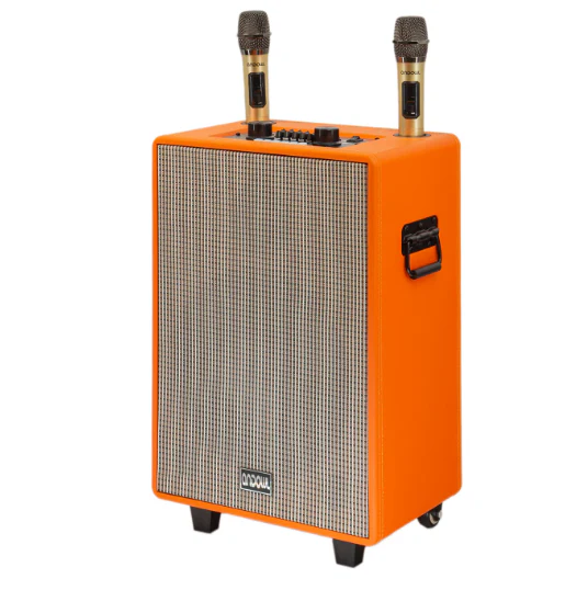 ELECTRONICE & GADGET - Boxa Portabila Andowl, 1000W, cu functie Karaoke, 12Max, 54 x 35 cm