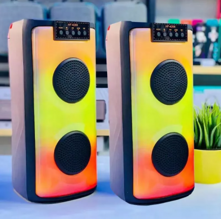 Boxa portabila Bluetooth 30W HF-4206, Lumini LED, Microfon, Aux [3]