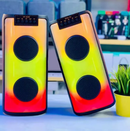 Boxa portabila Bluetooth 30W HF-4206, Lumini LED, Microfon, Aux [1]