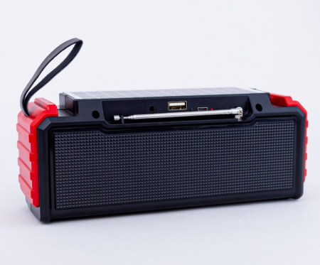 Radio portabil AM/FM/SW cu Boxa Bluetooth, USB, Lanterna, incarcare solara, Panou solar [4]