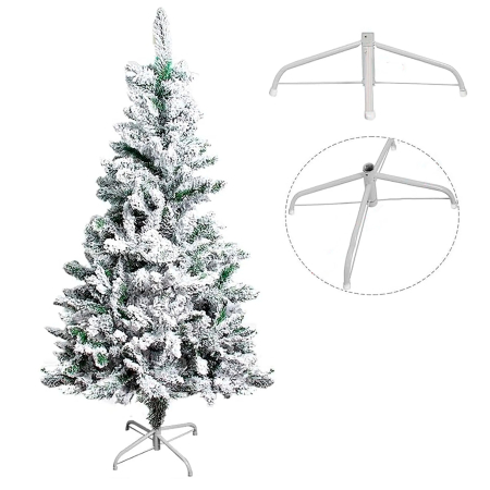 Brad artificial nins 1.8M, Ramuri dese 450 buc, Flexibile, Suport metalic INCLUS [11]