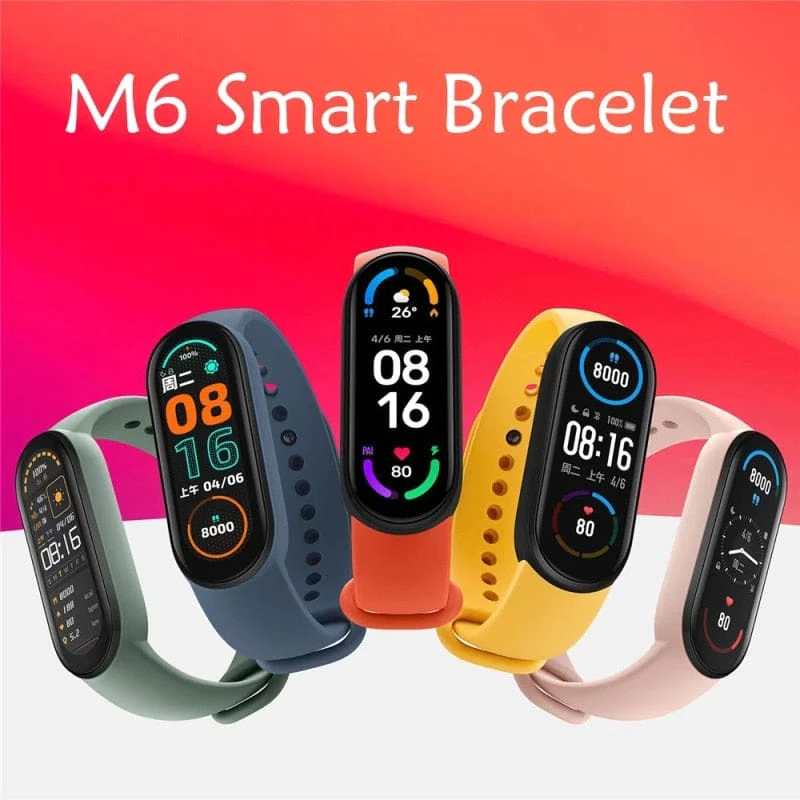Bratara fitness M6, Ecran AMOLED, Bluetooth, Monitorizare somn/Ritm cardiac [1]