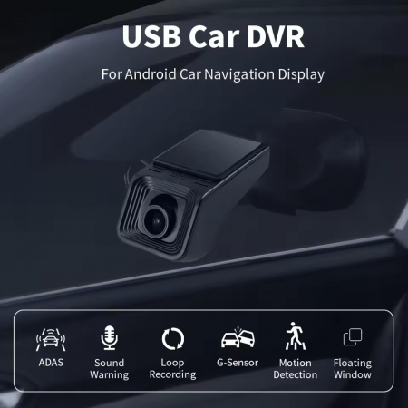 Camera Auto de Bord, DVR Full HD 1080P cu WiFi, Vedere Nocturna, Vizualizare pe telefon [3]