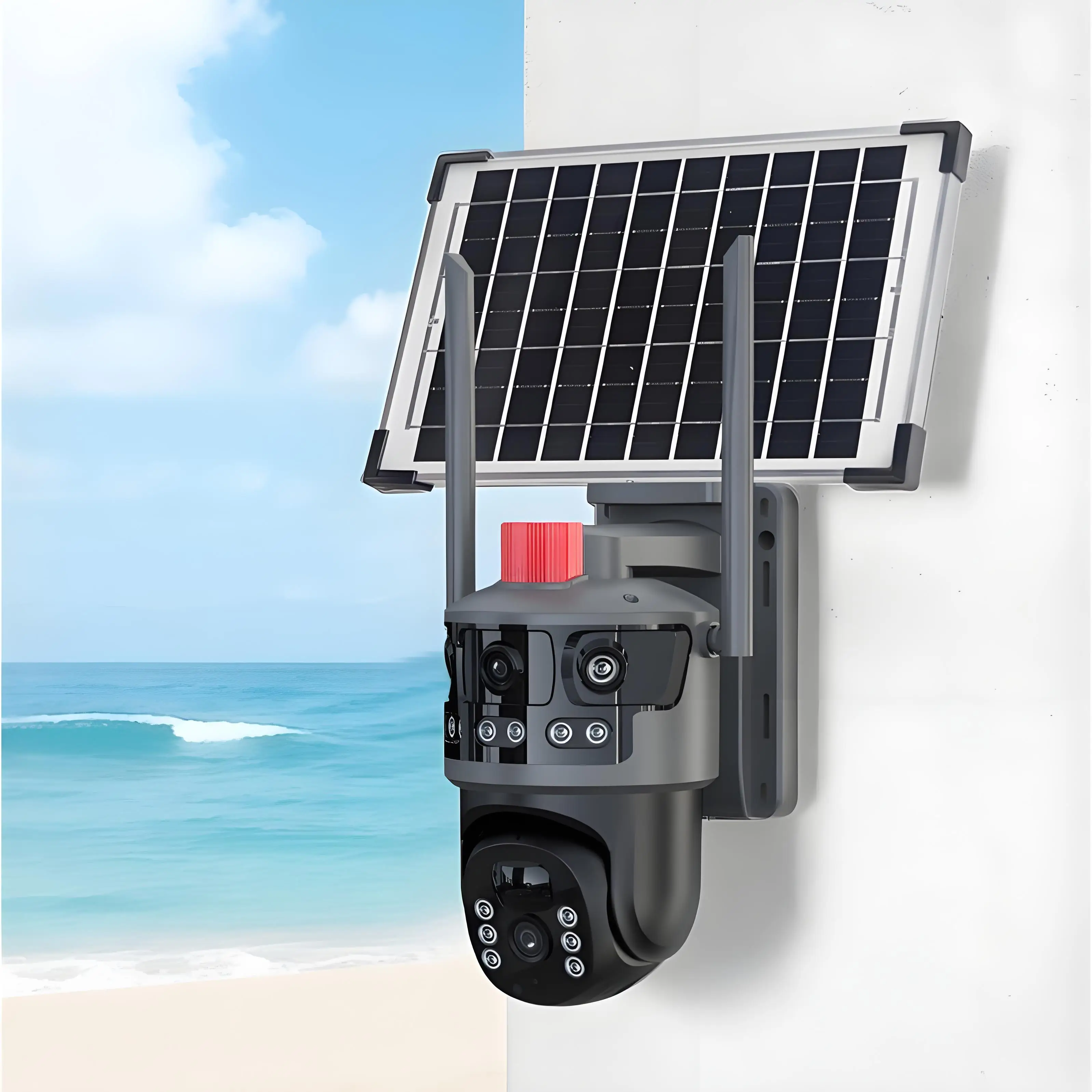 Camera de Supraveghere 4G cu Panou Solar, 12MP Full HD, Vedere Nocturna, Audio Bidirectional, Control din Aplicatie, Include Card 32GB [12]