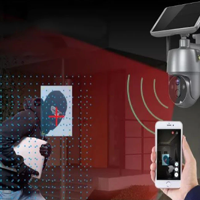 Camera de Supraveghere 4G, Panou Solar, 6MP, Microfon si Difuzor, Infrarosu, Andowl Q-SX01 [2]