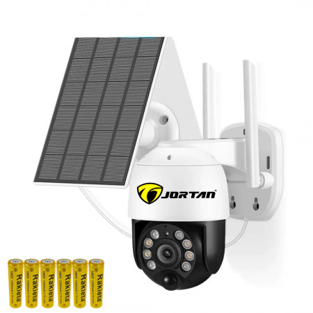 TOATE PRODUSELE - Camera de Supraveghere Jortan, cu Panou Solar, 5 MP 1080p, WiFi, exterior, Microfon, Difuzor, Control din telefon