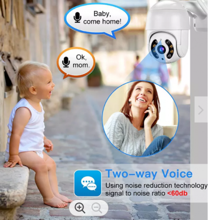 Camera de Supraveghere Rotativa Jortan, Exterior, 1080p, WiFi, IP66 [7]