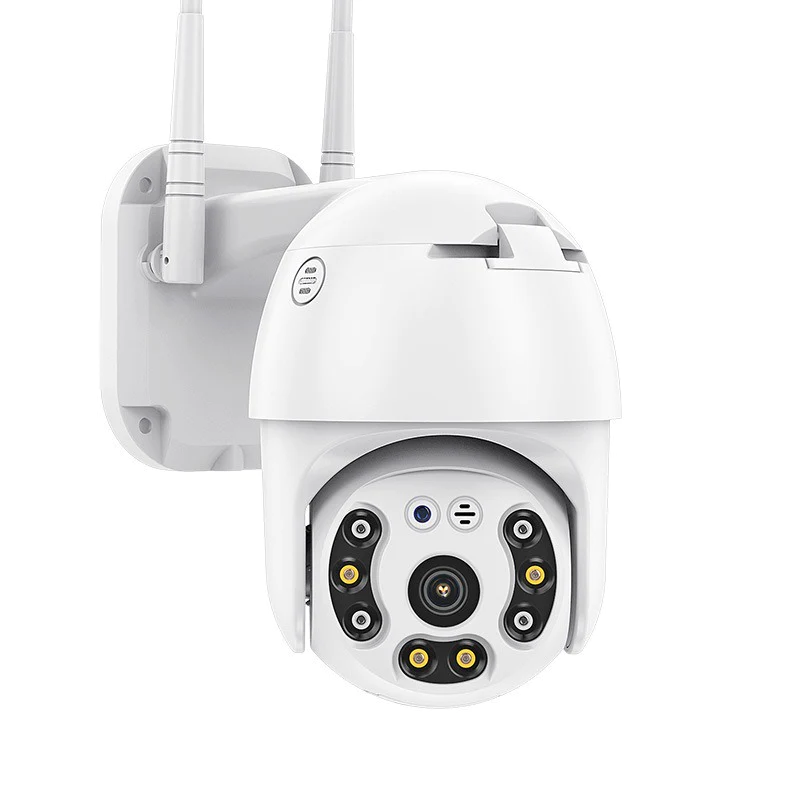 Camera de Supraveghere rotativa de Exterior, Full HD 1080p, Wi-Fi, Control din telefon, Microfon, Difuzor, Vedere clara Noaptea, IP66 + Card 32 GB Cadou [12]
