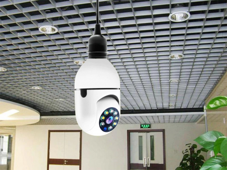 Camera de Supraveghere tip bec, E27, Interior/Exterior, 1080p, Control din telefon, Microfon, Difuzor [6]