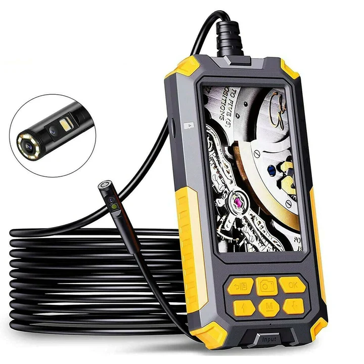 SCULE SI UNELTE - Camera Endoscop Andowl Q NK69, 2K HD, ecran IPS de 4,5 inch, 9 lumini LED, rezistent la apa IP67, cablu 5m