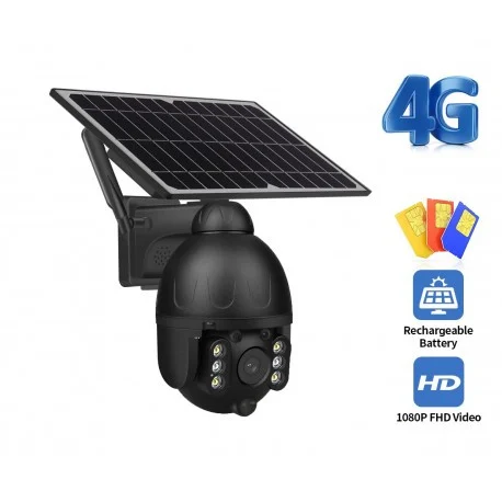CAMERE SUPRAVEGHERE - Camera Solara 5G, Rezolutie 4K, Senzor PIR, cu Stocare Multipla, Zoom 10X, Andowl Q-SX80