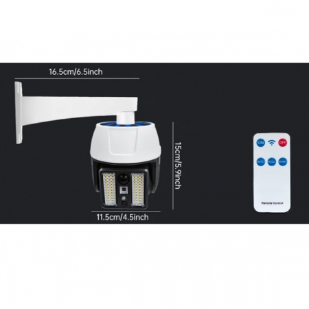 Camera Falsa Solara cu 66 Led-uri si Telecomanda [4]