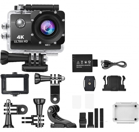 Camera Sport 4K UltraHD 30fps WiFi 16MP si Accesorii [4]