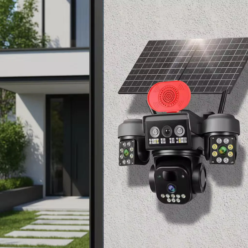 Camera Supraveghere 4G 12MP cu Panou Solar, PTZ 355°, Detectare Miscare PIR, Vedere Nocturna, IP66, Monitorizare Exterior, Card 32GB Inclus [5]