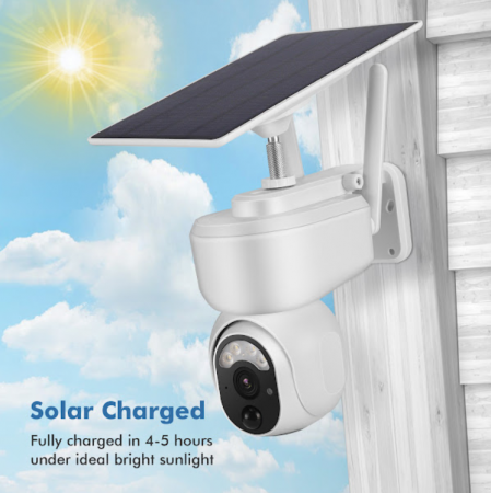 Camera Supraveghere cu cartela SIM 4G, Panou Solar, Rotativa, Microfon, Difuzor, Control telefon, Full HD [8]