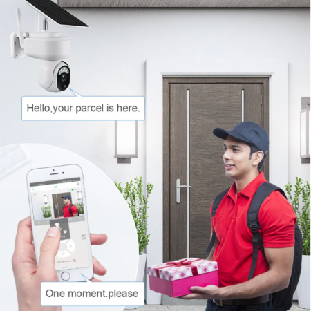 Camera Supraveghere cu cartela SIM 4G, Panou Solar, Rotativa, Microfon, Difuzor, Control telefon, Full HD [3]