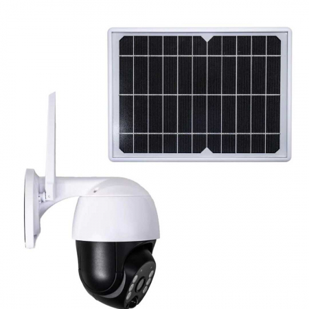Camera Supraveghere cu Panou Solar, WiFi, Rotativa, Microfon si Difuzor [7]