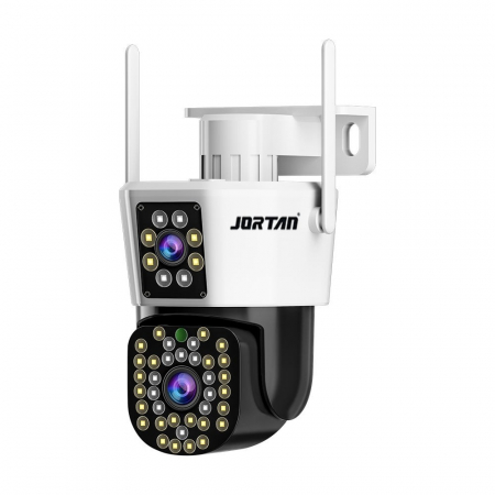 TOATE PRODUSELE - Camera Supraveghere Dubla Jortan, 3+3MP Full HD, Detectie Umana, Microfon si Difuzor, Vedere clara noaptea