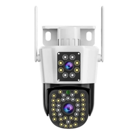 Camera Supraveghere Dubla Jortan, 3+3MP Full HD, Detectie Umana, Microfon si Difuzor, Vedere clara noaptea [1]